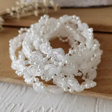 White Lace Lace Ribbons Accessories Lace Trim Handmade DIY Extended Clothes Pleated Sewing Decorative Fabric Skirt Hem Fabric