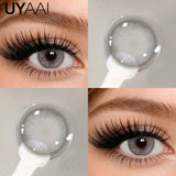 Colored Contact Lenses Makeup Green Lenses Beauty Siri Blue Colored Pupils Cosmetic Natural Brown Pupils 14.5mm Big Eyes