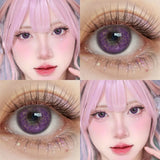 6 Months Disposable Kawaii Green Anime Cosplay Colored Contact Lenses for Coser Daily Party Eye Beauty Soft Contacts