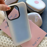 Blue and White Gradually Changing Color Case for IPHONE 16 ProMax 15 14 13 12 11 PRO Acrylic TPU Two in One Magnetic Phone Cases
