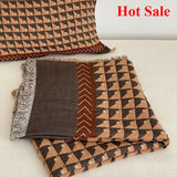 New class A summer cotton four-layer gauze fringed blanket travel summer cool quilt leisure towel quilt summer