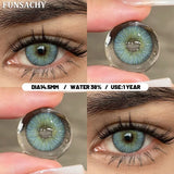 1 Pair Colorful Contact Lenses Natural Eye Makeup Contacts Lens for Eyes Korean Soft Lens Cosmetic Pupils Color Eye Len