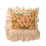 French Country Style Pillowcase Ruffle Pillows For Sofa Headrest Cushion Pillow Cover Bolster Living Room New Home Decoration