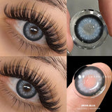 1 Pair Colored Contact Natural Look Brown Eye Lenses Gray Contact Green Eye Lenses Blue Lenses Contact Lenses for Eyes