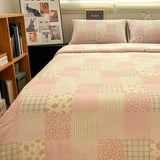 Pure Cotton Floral Printed Double Layer Bedding Set Four Pieces 8 Meters Country Sle Bed eet Cover Quilt Cover Tee Pieces