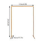 Adjustable Arch Stand Metal Backdrop Stand Metal Balloon Arch Stand for Ceremony Birthday Party Bridal Shower Decoration