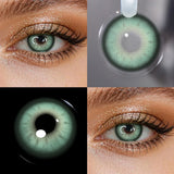 Birkin Brown Natural Colored Contact Lenses Half-Yearly Use Soft Eye Beauty Lens for Daily Makeup Cosmetic Contacts