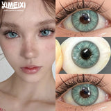 1 Pair New Product Korea Cosplay Contacts Lenses Fashion Purple Green and red Soft Color Contacts Fast Shiping