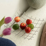 Nordic Large Table Metal Storage Tray Kitchen Fruit Cutlery Home Decorative Tray Bedroom Jewelry Organizer Serving Tray