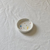 Cute Hand Textured Tableware Handmade Ceramic Household Plates Vegetable Fish Dim Sum Plate Western Style Steak Oval Plate