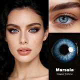 Light Green Colored Contact Lenses 1 Pair Soft Anime Cosplay Party Eye Lens Wholesale Marsala