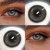 Eye Eyes Color Contacts Colored Contact Lenses Lens Cosmetics Beauty Blue Green 14.5mm 2Pcs 6 Months Half Year Use