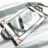 Plastics Storage Trays Retro Cosmetics Jewelry Shelves Household Mirror Surface Bathroom Supplies Plates