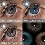 Natural Colored Contact Lenses Small Pupil Yearly Disposable Beauty Makeup Contact Lenses Without Myopia Prescription