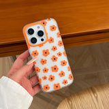 Cute Floral Lovely Flowers Clear Phone Case for IPhone 13 14 16 15 Pro Max Shockproof Protective Cover for Iphone 17Pro Max Case