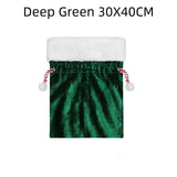 Christmas Velvet Santa Bags 20 x 28 Inch Large Santa Gift Sack with Drawstring Christmas Gift Presents Bags for Xmas Present Toy