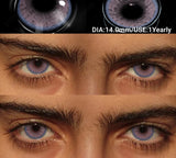 Natural Colored Contacts Lenses Ocean Blue Gray Color Lenses Brown Eye Lens Green Eye Contact Yearly Beauty Makeup Lens