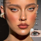 Contact Lenses Natural Look Beauty Pupils Brown Eye Contacts Cosmetic Grey/Blue Lenses for Daily Party