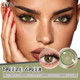 Color Contact Lens Breeze Green Lens Beauty Big Eyes Natural Pupils Makeup Blue Pupils Gray Contact Lenses Brown Cosmetics