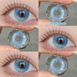 2PCS Halloween Myopia Contact Lenses Cosplay Colored Contact Lenses Prescription Lens Natural Pupils Eye Color Lenses
