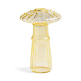 Mushroom Shaped Flower Vase Transparent Glass Vase Plant Hydroponic Aromatherapy Bottle Desktop Decoration Ornament