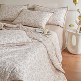 A-Class Double-Layer Soy Fiber Summer Quilt Air Conditioning Single Person Cool Thin Quilt Breathable for Student Home Textiles