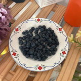Creative Floral Plate Household Circular Serving Plates High-end Simple Fruit Dessert Dish Nordic Style White Ceramic Tableware