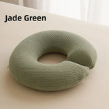 Professional Salon Use round Face Pillow Massage Bed Hole Pad Removable Cover Neck Shoulder Back Massager U-Shaped Pillow