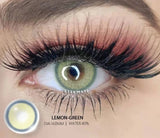 Brown Gray Color Contact Lenses for Eyes 1 Pair Beauty Pupils Lenses Eye LEMON Yearly Use Fashion Lenses Free Shipping