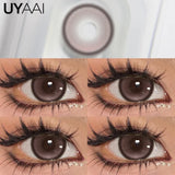 Daily Colored Contact Lenses Myopia 1 Day Disposable Colored Pupils Green Eye Contacts Gray Natural Fashion Lenses