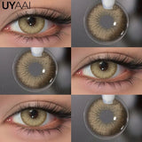 Color Contact Lenses Beauty Blue Lens Makeup Big Eyes Black Gray Contacts Lenses Green Pupils Natual Brown Pupils Cosmetic