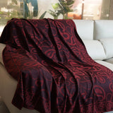 Airline First Class Cabin Blanket Cover Jacquard Airplane Office Nap Bed Throw Blanket Outdoor Portable Plaid Coraline Blankets