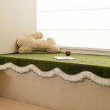Irregular Lace Sofa Cushion All Season Universal Anti Slip Bay Window Cushions Living Room Sofa Cover Pillowcase