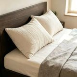 Set of 2 100% Cotton Gauze Pillowcases Double-Layer Gauze, Soft, Breathable, and Machine Washable