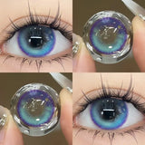 2pcs Color Contact Lenses Pupil 6months Cute Eye Circle Lens