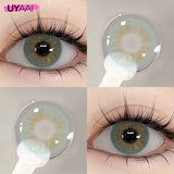 NEW Series Colored Contacts 2Pcs Green Contact Lenses Black/Brown/Blue Contacts Lens Yearly for Party Daily Makeup
