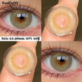 1 Pair Colored Contact Lenses Natural Gray Pupils Eyes Contact lenses Soft Contacts 14.00mm