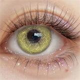 Colored Contact Lenses Lalens Pink Purple Violet Yellow Hazel Brown Color Contacts Eye Lens Eyes Half Year 2Pcs