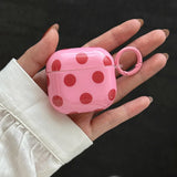 Candy Color Round Point Jane Earphone Case For Apple AirPods 4 3 Pro 2 1 Wireless Bluetooth Charging Box Shockproof Protector