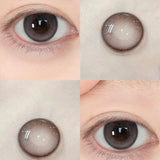2PCS Hot Selling Color Contact Lenses Eyes Black Nature Contacts Lens Beauty Korean Makeup Yearly