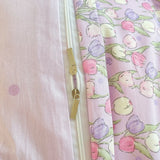 New Cotton Single Duvet Cover Printed Garden Quilt Cover Skin Friendly Breathable Bedding 150x200 180x220 220x240 200x230