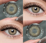 2Pcs Best Selling Contacts Colored Lenses Color Blue Green Grey Series Soft Lens Natural EyeBeauty Pupil Cosmetic Lens