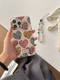 Love leopard print water-ripple phone case for 13 iphone 15 13pro 15pro 14 pro max 12promax 14pro 14promax 12 protect cover