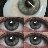 1pair Blue Green Gray Brown Color Contact Lenses Circle Lens 14.2mm