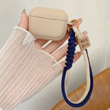 Cute Soft Headset Case For AirPods 2 3nd Generation Earphone Accessories For AirPods Pro 2 With Anti-lost Lanyard Silicone Funda