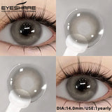 2pcs Natural Color Contact Lenses for Eyes Gray Lenses Colorcont Korean Lenses Yearly Beauty Brown Eye Contacts Lens