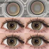 1pair Blue Contact Lenses For Eyes Korean Cute Lens Eye Makeup Pupil Brown Softlenses Women‘s color contact lenses