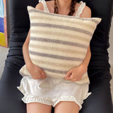 New class A sheep wool throw pillow cartoon small fresh throw pillow living room bedroom pillow 45x45cm