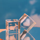4 /5cm Healing Crystal Square Ornaments Creative Heart Cloud Spiritual Healing Decor with Natural Aesthetic for Home Decor Gifts