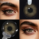 Rome Times Grey 14.2mm Small Pupil Natural Colored Contact Lenses Yearly Disposable Fashion Eye Contacts for Daily Makeup